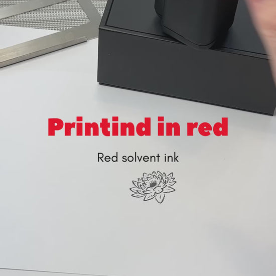 using printind with red ink