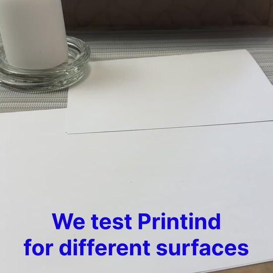 Testing Printpods on glass, plastic and other surfaces