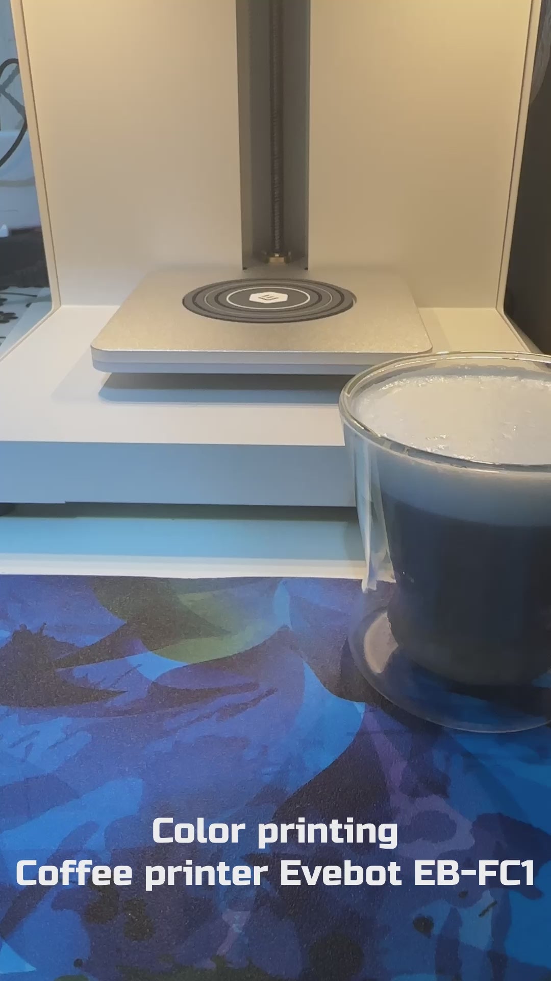 printing color photos on coffee