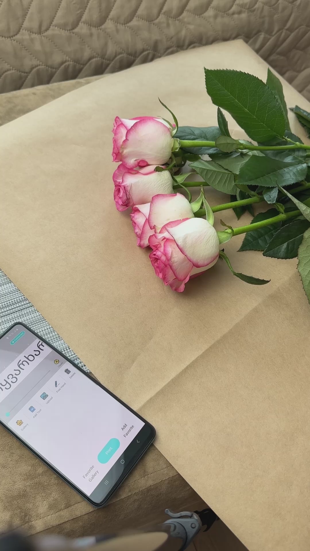 using printpods for packaging flowers